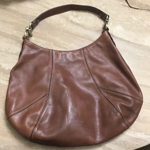 Brown Leather Shoulder Bag